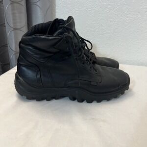 Timberland Pro Boot Men 11M Soft Toe Work Black Waterproof Leather USA Postal 6"